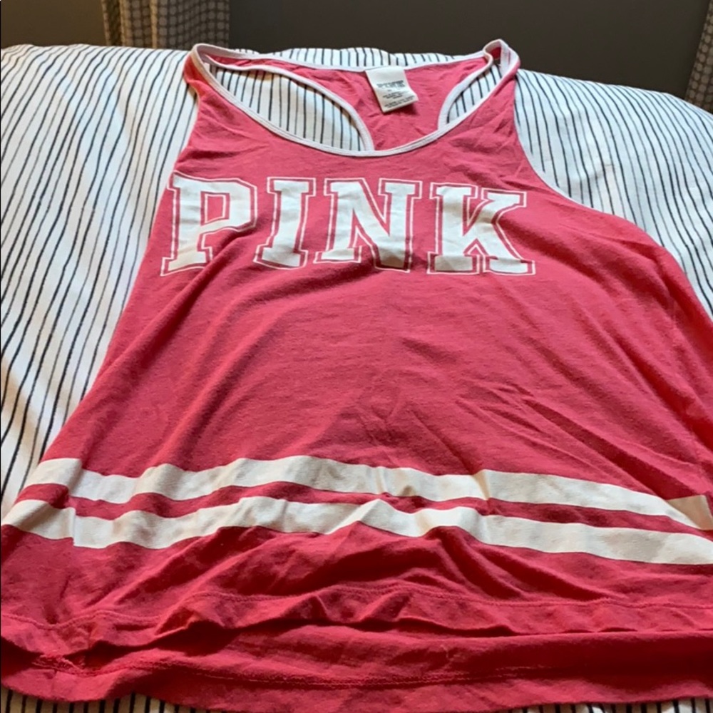 PINK coral tank top
